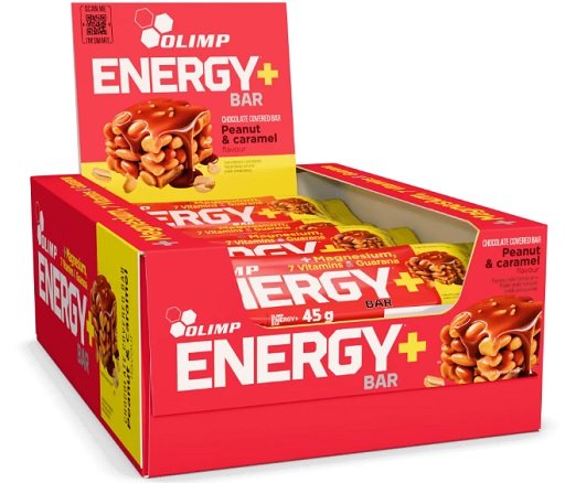 Olimp Energy+ Bar 20x45g Peanut & Caramel