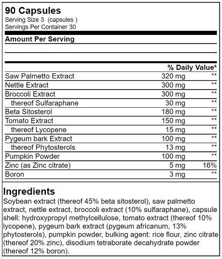 GN Prostate Support Complex 90 Kapseln – Bild 2