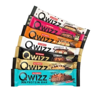 Nutrend QWIZZ Crunchy Protein Bar 12x60g ohne or. Verpackung!
