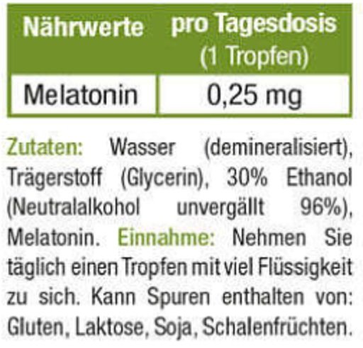 Sinob Melatonin Tropfen 50ml (1400 Tropfen) – Bild 2