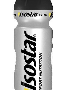Isostar Wasserflasche / Trinkflasche 650ml - Kappe Schwarz