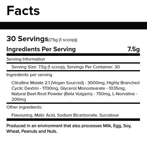 Warrior Pump Booster 225g – Bild 2