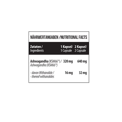 MST - Ashwagandha KSM 66® - 60 Caps – Bild 3
