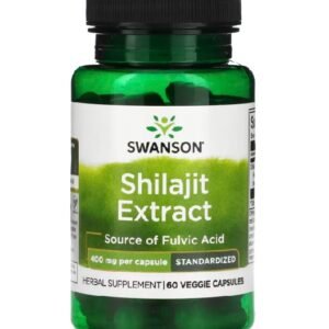 Swanson Shilajit Extract 400mg - 60 Kapseln