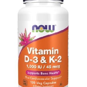 Now - Vitamin D3 & K2 120 Kapseln