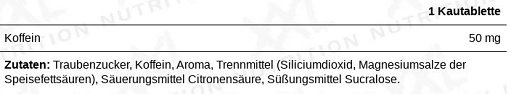 XXL Nutrition Caffeine Chews Lemon 60 Kautabletten – Bild 2