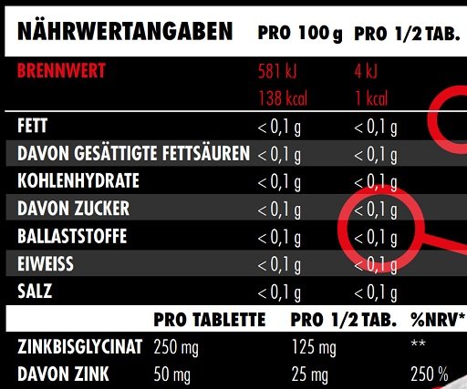 Big Zone Zink Bisglycinat 150 Tabletten – Bild 2