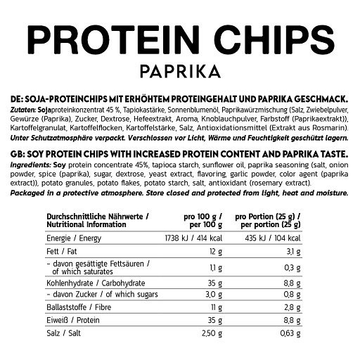 INLEAD Protein Chips - 6x50g – Bild 3