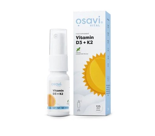 Osavi Vitamin D3 + K2 Oral Spray Pepermint - 25ml