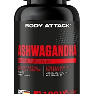 Body Attack Ashwagandha KSM-66 - 120 Kapseln
