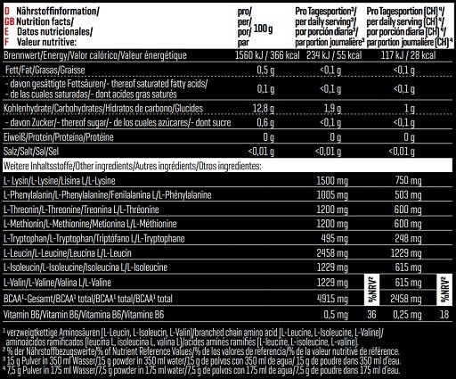 Body Attack Extreme Instant EAA - 500g – Bild 2