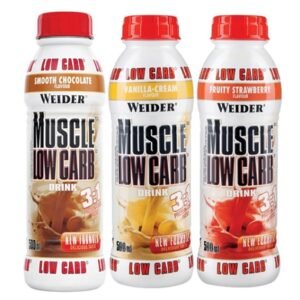 Weider Muscle Low Carb Drink, (6x500 ml)