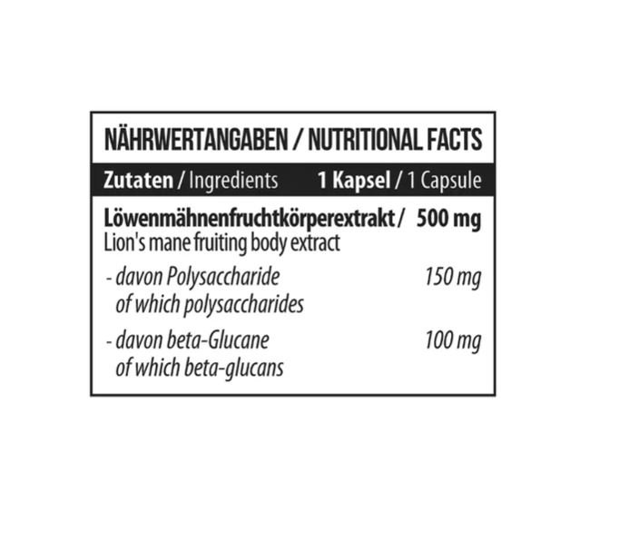 MST - Lion's Mane Mushroom 60 Kapseln – Bild 3