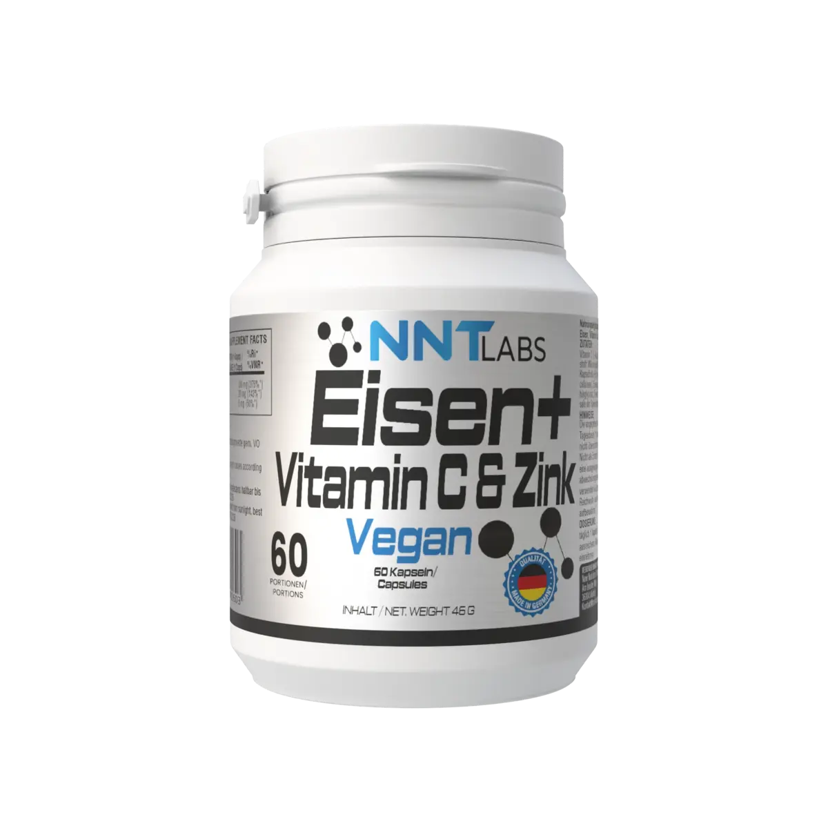 NNT Eisen + Vitamin C + Zink 60 Kapseln