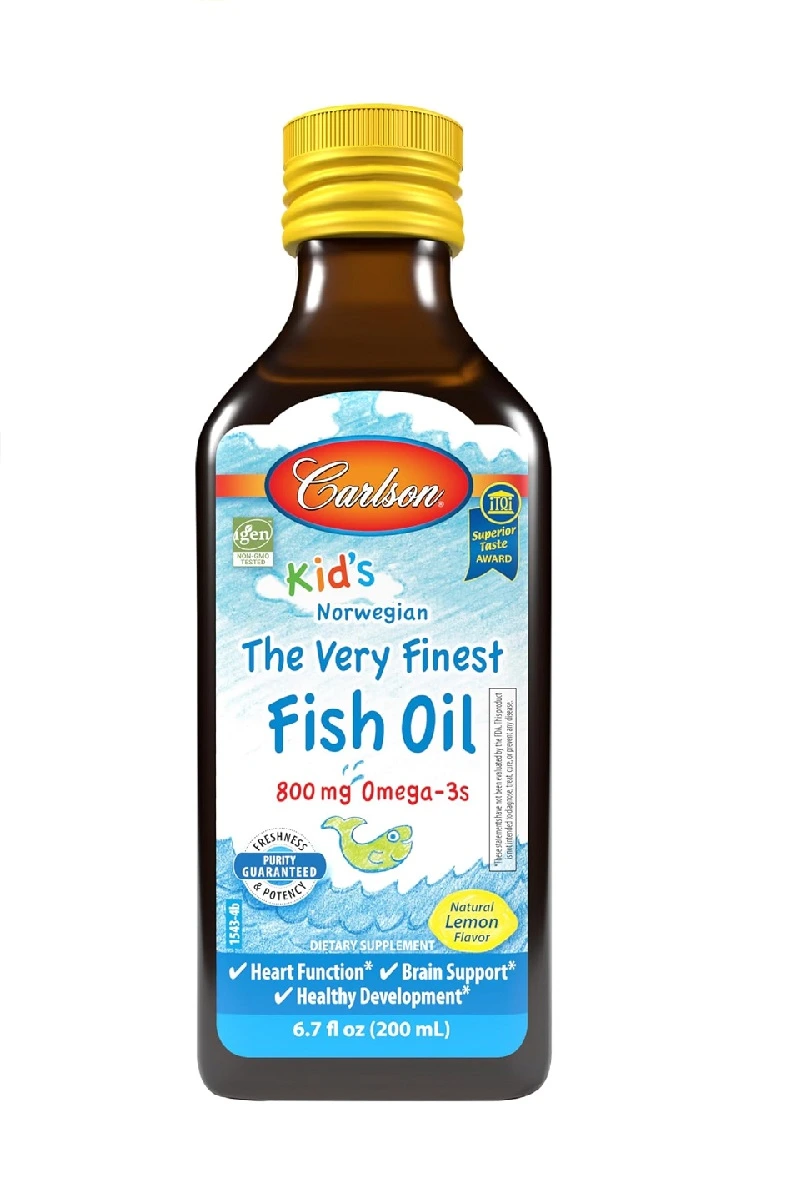 Carlson Labs Kid´s The Very Finest Fish Oil - 200ml Lemon