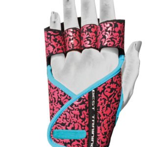 Chiba - 40936 - Lady Motivation Glove schwarz/pink/türkis
