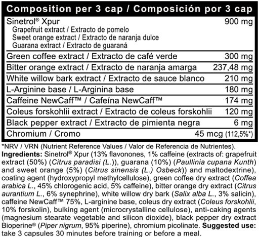 Beverly Nutrition Erase Thermo XT Fat Burner 90 Kapseln – Bild 2